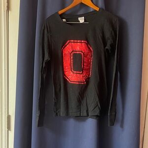 J. America Black Long Sleeve with Red Number